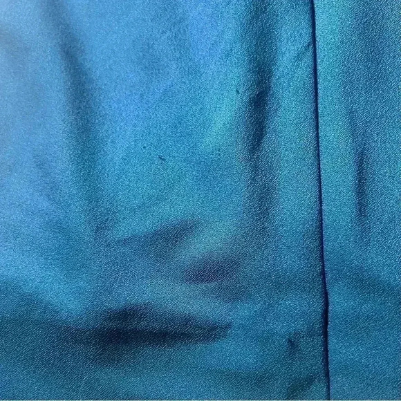 Dress The Population Blue One Shoulder Peacock Teal Blue Dress - Picture 5 of 12